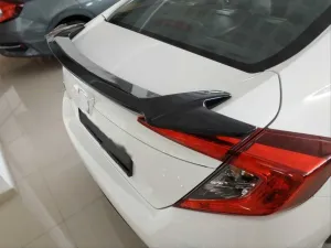 Honda Civic Uyumlu Fc5 2016-2020 Bagaj Üstü Spoiler(Çıkıntılı Model) (Boyasız) thumb 4