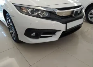 Honda Civic Uyumlu Fc5 2016-2020 Sis Orta Çıta Silver - Görsel 3