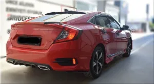 Honda Civic Uyumlu Fc5 2016-2020 Arka Sis LediDRS Tuning kalitesiyle tanışın! Özel olarak Honda  model araçlar için üretilen bu ürün, otomobilinizin hatlarına s