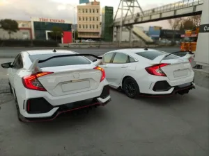 Drs Tuning Honda Civic Uyumlu Fc5 2016-2020 Type R Spoiler Boyasız - Görsel 3