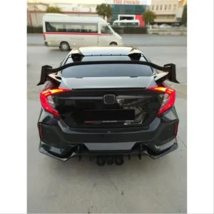 Drs Tuning Honda Civic Uyumlu Fc5 2016-2020 Type R Spoiler Boyasız - Görsel 4