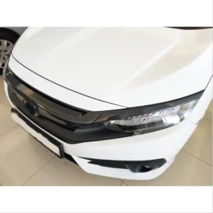 Honda Civic Uyumlu Fc5 2016-2020 Ön Panjur Kaplama Karbon thumb 2
