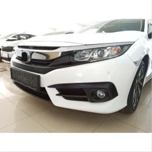 Honda Civic Uyumlu Fc5 2016-2020 Ön Sis Orta Çıta Karbon thumb 2