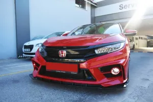 Honda Civic Uyumlu Fc5 2016-2020 Ön Logo Kırmızı - Görsel 2