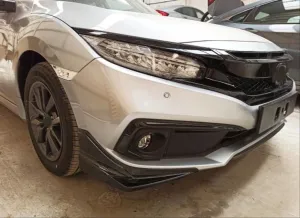 Honda Civic Uyumlu Fc5 2019-2021 Makyajlı Kasa Modulo Ön Ek (Asıan) thumb 4