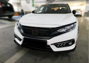 Honda Civic Uyumlu Fc5 2016-2020 Ön Lıp Dizayn B (Tek Parça) - Görsel 2