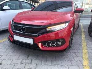 Honda Civic Uyumlu Fc5 2016-2020 Ön Lıp Dizayn B (Tek Parça) - Görsel 4
