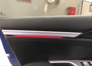 Honda Civic Uyumlu Fc5-Fk7 2016-2020 Işıklı İç Kapı Çıtası 4 Parça KırmızıDRS Tuning kalitesiyle tanışın! Özel olarak Honda  model araçlar için üretilen bu ürün