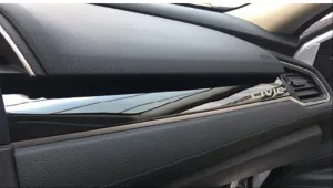 Honda Civic Uyumlu Fc5 2016-2020 İç Konsol Kaplaması Füme 9 Parça thumb 2