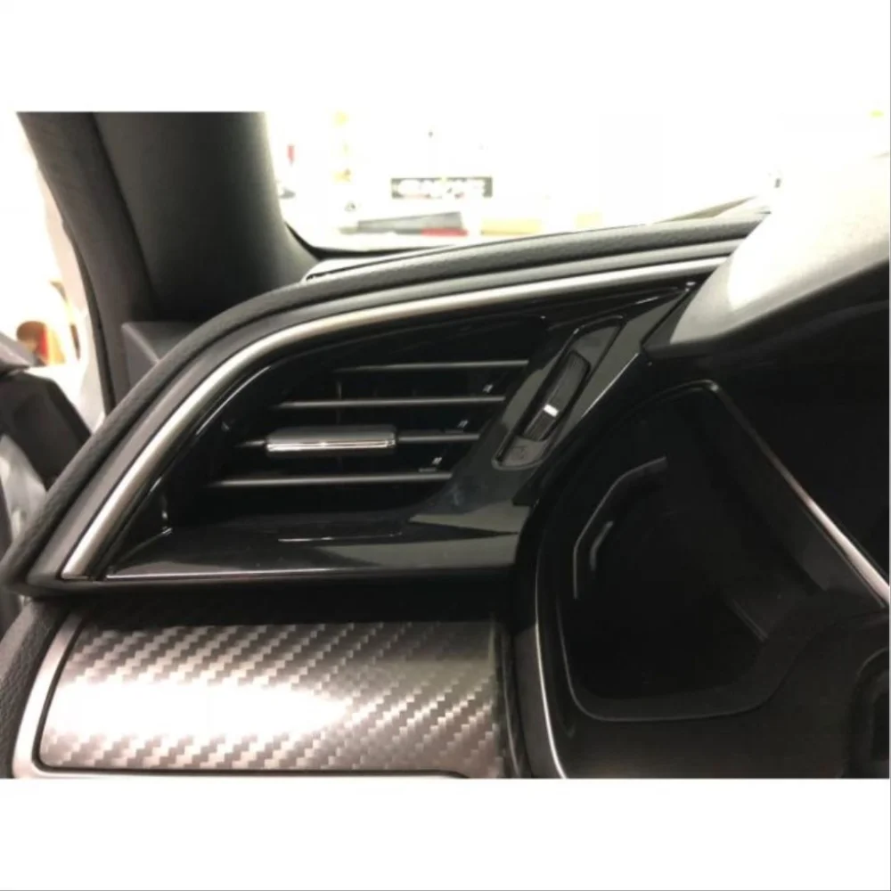 Drs Tuning Honda Civic Uyumlu Fc5 2016-2020 Havalandırma Menfez Kaplama 3 Parça Piano Black