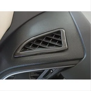 Honda Civic Uyumlu Fc5 2016-2020 Üst Hava Menfez Kaplama 2 Parça Piano Black - Görsel 2
