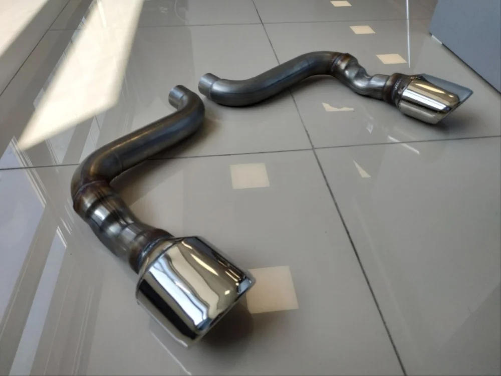 Drs Tuning Honda Civic Uyumlu Fc5 2016-2020 Difüzör Çift Çıkış İçin Egzoz Seti