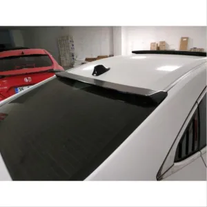Honda Civic Uyumlu Fc5 2016-2020 Spoiler Cam Üstü Düz - Görsel 4