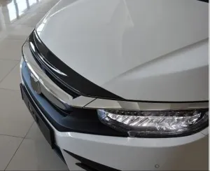 Honda Civic Uyumlu Fc5 2016-2020 Ön Panjur Üst Kaplama Karbon thumb 2