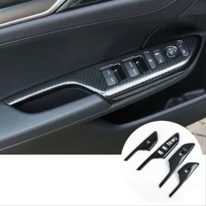 Honda Civic Uyumlu Fc5 2016-2020 Kapı Kolçak Kaplama Karbon thumb 3