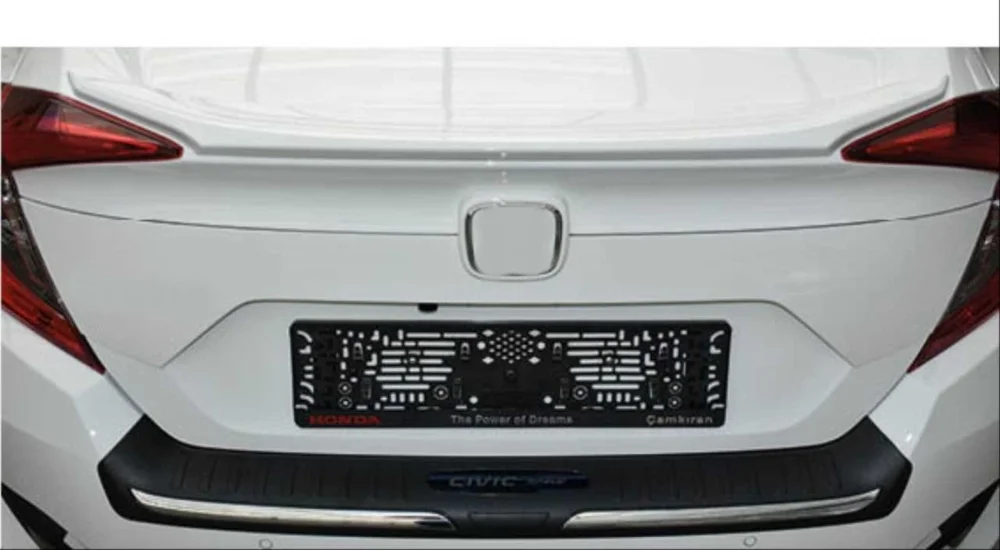 Drs Tuning Honda Civic Uyumlu Fc5 2016-2020 Arka Tampon Kaplama Mavi