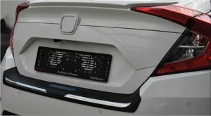 Honda Civic Uyumlu Fc5 2016-2020 Arka Tampon Kaplama Mavi - Görsel 2