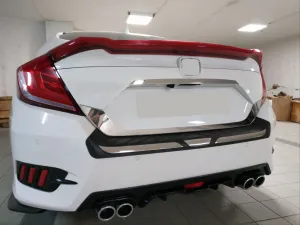Honda Civic 2015-2021 (FC5) uyumlu Fc5 2016-2020 Tampon Kaplama Nikelajı modelleri Oto Aksesuar Shop'de. Kaliteli malzeme, hızlı kargo ve güvenli alışverişle