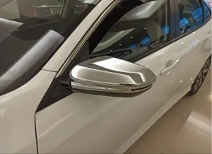 Honda Civic Uyumlu Fc5 2016-2020 Yan Ayna Kapak Kaplama Krom thumb 4