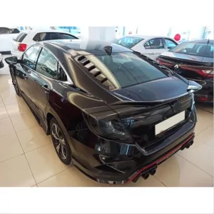 Honda Civic Uyumlu Fc5 2016-2020 Arka Camustu Kaplama 2 Parça - Görsel 2