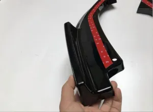 Drs Tuning Honda Civic Uyumlu Fc5 2016-2020 Arka Çıkıntılı Flap Piano Black