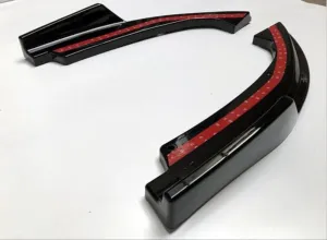 Drs Tuning Honda Civic Uyumlu Fc5 2016-2020 Arka Çıkıntılı Flap Piano Black - Görsel 2