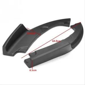 Drs Tuning Honda Civic Uyumlu Fc5 2016-2020 Arka Çıkıntılı Flap Piano Black - Görsel 4