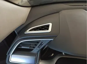 Honda Civic Uyumlu Fc5 2016-2020 Hava Menfez Kaplama 2 Parça - Silver thumb 2