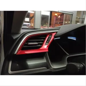Honda Civic Uyumlu Fc5 2016-2020 Hava Menfez Kaplama 3 Parça - KırmızıDRS Tuning kalitesiyle tanışın! Özel olarak Honda  model araçlar için üretilen bu ürün, ot