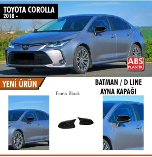 Toyota Corolla 2018-Günümüz (E210) uyumlu E210 Batman Yarasa Ayna Kapağı Piano Black / 2018 Sonrası modelleri Oto Aksesuar Shop'de. Kaliteli malzeme, hızlı