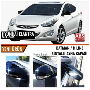 Hyundai Elantra Uyumlu 2011 2015 Batman Ayna Kapağı (Sinyalli )DRS Tuning kalitesiyle tanışın! Özel olarak Hyundai  model araçlar için üretilen bu ürün, otomobi