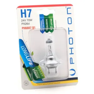 Photon uyumlu Blister H7 24V 70W modelleri Oto Aksesuar Shop'de. Kaliteli malzeme, hızlı kargo ve güvenli alışverişle hemen inceleyin.