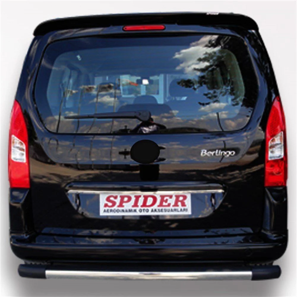 Citroen Berlingo Uyumlu 2(08-18) Arka Titan Alüminyum Koruma Siyah