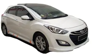 Hyundai İ30 Uyumlu (2011-2016) Yan Marşpiyel Seti (Plastik)