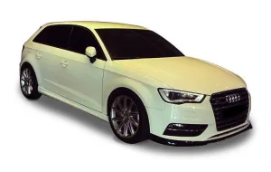 Drs Tuning Audi A3 Uyumlu 8V 2012 - 2016 Ps Yan Marşpiyel Seti (Plastik)
