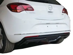 Opel Astra 2009-2015 (J) uyumlu J Hatchback (2013-2015) Makyajlı Custom Arka Tampon Eki - Difüzör (Plastik) modelleri Oto Aksesuar Shop'de. Kaliteli malzeme,
