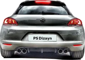 Volkswagen Scirocco 2008-2017 (Type 137) uyumlu (2009-2014) Makyajsız Ps Arka Tampon Eki - Difüzör (Plastik) modelleri Oto Aksesuar Shop'de. Kaliteli malzeme,