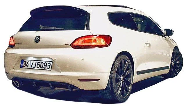Drs Tuning Scirocco Uyumlu (2009-2014) Arka Tampon Eki - Difüzör (Plastik)