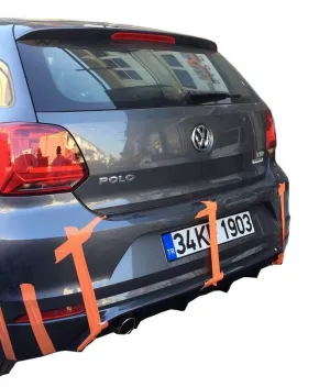 Volkswagen Polo 2009-2017 (6R) uyumlu 6R (2015-2017) Makyajlı Arka Tampon Eki - Difüzör (Plastik) modelleri Oto Aksesuar Shop'de. Kaliteli malzeme, hızlı kargo