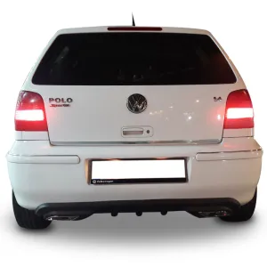 Volkswagen Polo 6N/9N 1999-2002 Egzoz Görünümlü Universal Difüzör (Plastik)