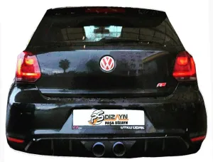Volkswagen Polo 2009-2017 (6R) uyumlu (2010-2014) Gti R400 Arka Tampon Eki - Difüzör (Plastik) modelleri Oto Aksesuar Shop'de. Kaliteli malzeme, hızlı kargo ve
