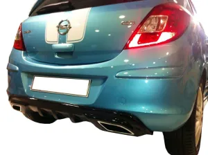 Opel Corsa 2006-2014 (D) uyumlu D (2007-2015) Egzoz Görünümlü Arka Tampon Eki - Difüzör (Plastik) modelleri Oto Aksesuar Shop'de. Kaliteli malzeme, hızlı kargo