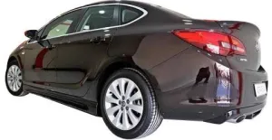 Opel Astra 2009-2015 (J) uyumlu J Sedan 2013 Sonrası Arka Tampon Eki - Difüzör (Plastik) modelleri Oto Aksesuar Shop'de. Kaliteli malzeme, hızlı kargo ve