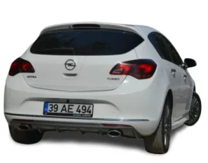 Opel Astra 2009-2015 (J) uyumlu J Hatchback (2013-2015) Makyajlı Arka Tampon Eki - Difüzör (Plastik) modelleri Oto Aksesuar Shop'de. Kaliteli malzeme, hızlı