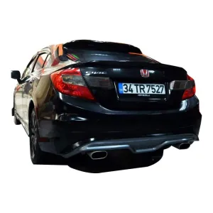 Honda Civic 2011-2015 (FB7) uyumlu Fb7 (2012-2016) Custom Arka Tampon Eki - Difüzör (Plastik) modelleri Oto Aksesuar Shop'de. Kaliteli malzeme, hızlı kargo ve