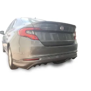 Fiat Egea Type 356 Uyumlu Sedan (2015 - 2018) Arka Tampon Eki - Difüzör (Plastik)