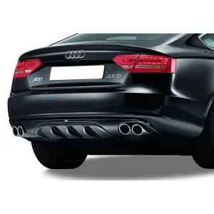 Audi A5 2007-Günümüz (8T/F5/B10) Uyumlu 8P3 A-Style Difüzör (Plastik)