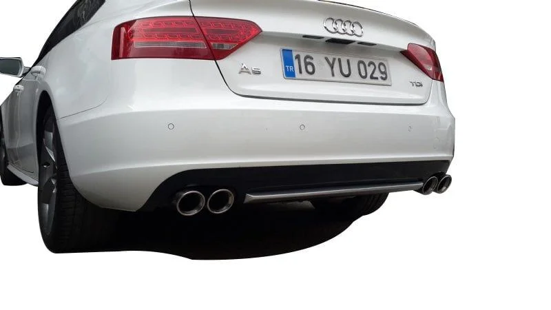 Drs Tuning Audi A5 Uyumlu 8P3 2012 - 2016 Sportback Arka Tampon Eki - Difüzör (Plastik)