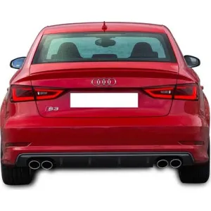 Audi A3 2012-2020 (8V) uyumlu 8V (2017-2019) S3 Style Arka Tampon Difüzör (Plastik) modelleri Oto Aksesuar Shop'de. Kaliteli malzeme, hızlı kargo ve güvenli