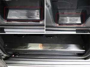 Ford Custom V362 FL Uyumlu İç Kapı Eşiği 3 Parça Krom 2018 Ve Sonrası